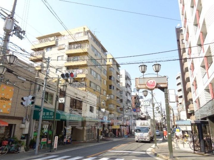 大阪府大阪市東住吉区照ケ丘矢田3丁目の賃貸アパートの周辺