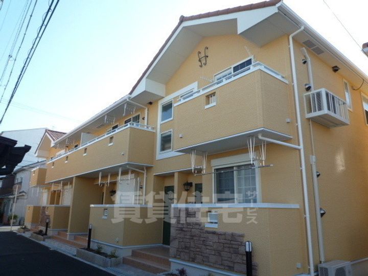 大阪府大阪市東住吉区照ケ丘矢田3丁目の賃貸アパートの外観