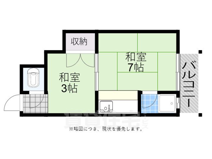 中央マンションの間取り