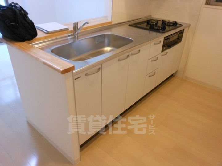 大阪府大阪市住吉区長居東4丁目の賃貸マンションのキッチン