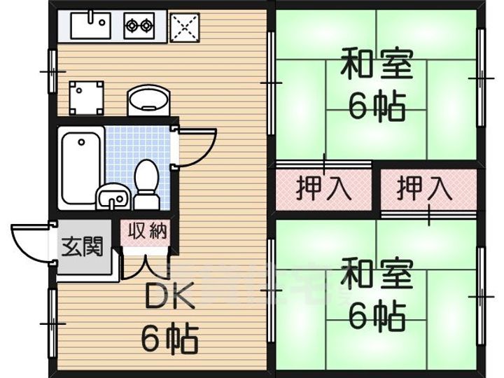 ミウラマンションの間取り