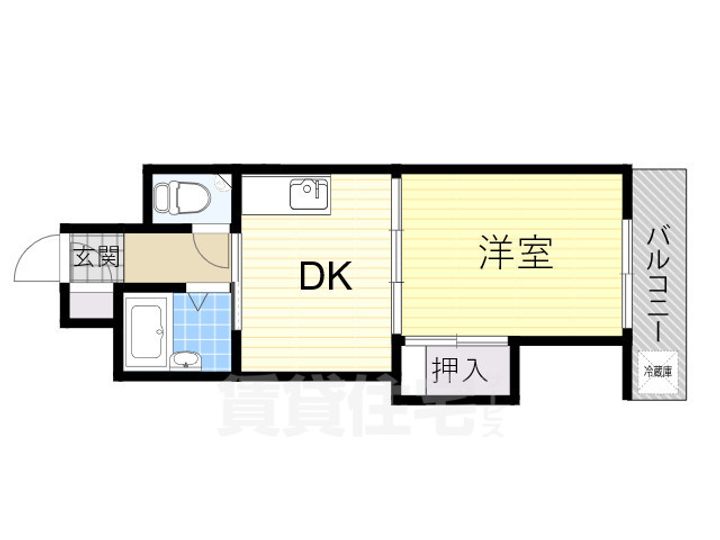 豊新グランドハイツ北の間取り