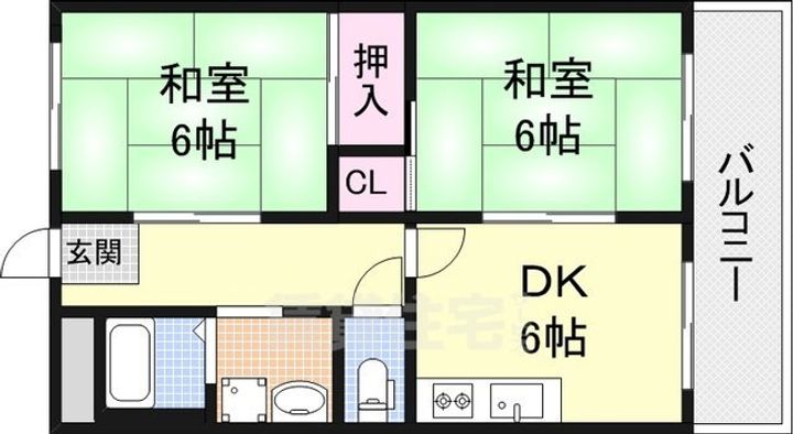 シルクハイムの間取り