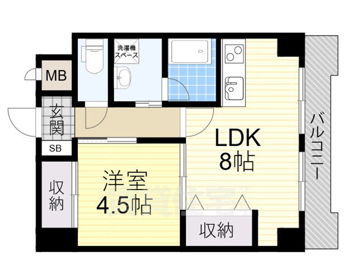 パークモダン新大阪(サムティ新大阪WEST)の間取り