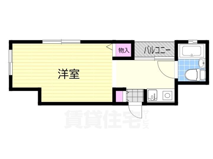 エースハイツ佃301の間取り
