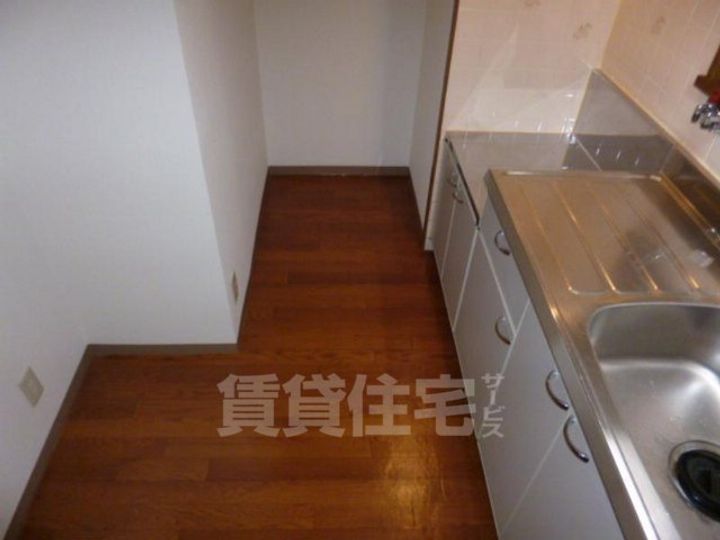 大阪府大阪市西淀川区竹島3丁目の賃貸アパートのキッチン