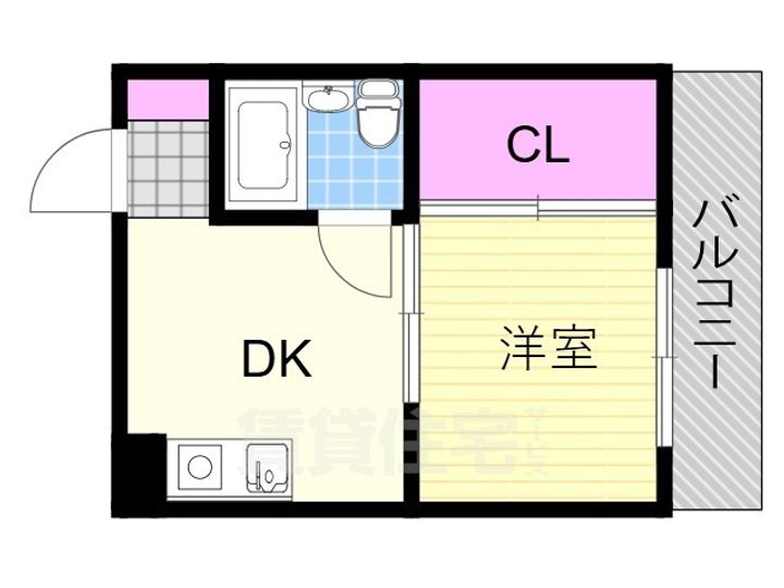 大阪府大阪市淀川区三津屋北2丁目の賃貸マンションの間取り