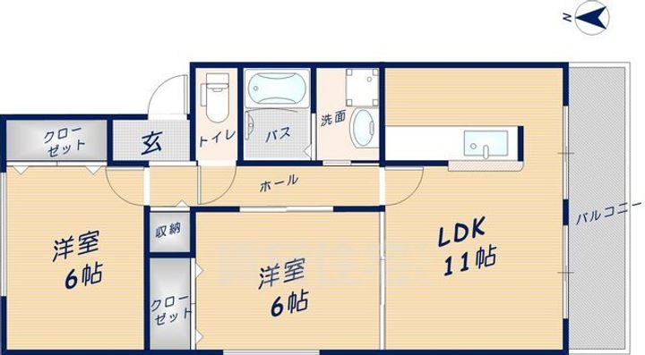 CASA ROSAの間取り