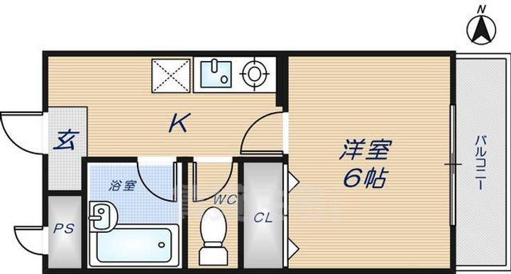 パルテカワサキの間取り
