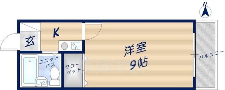 シャトーニューライフEASTの間取り