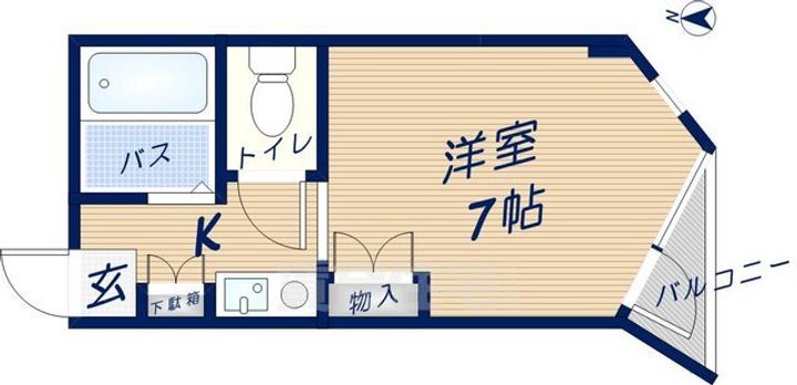 エンゼルハイツ桜町の間取り