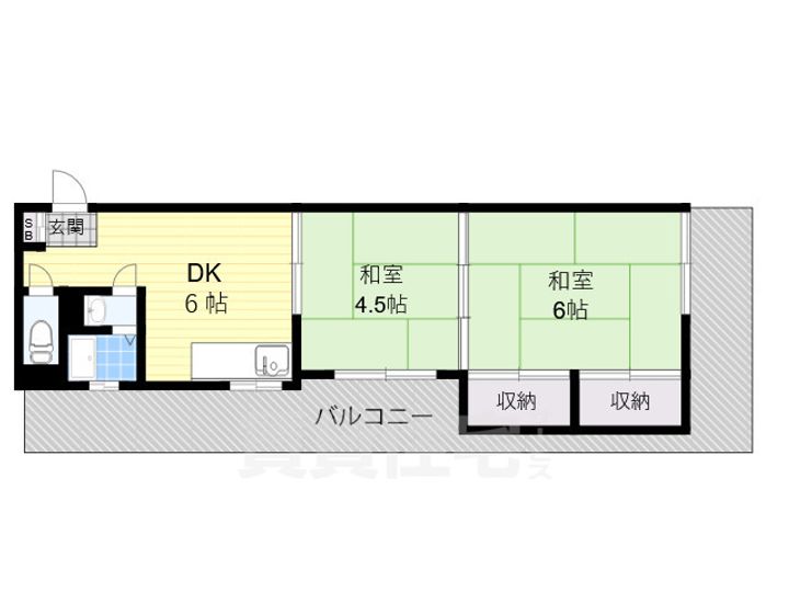 ヴォーグマンションの間取り