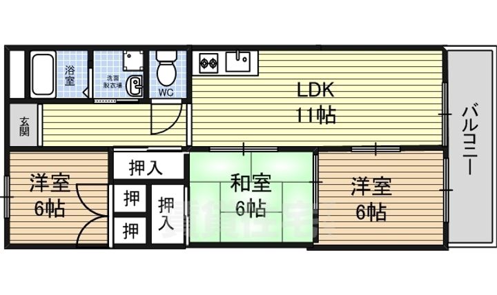 ライフステージ川間の間取り