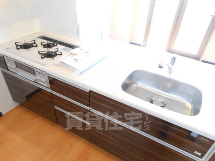 茶屋ヶ坂ライズのキッチン