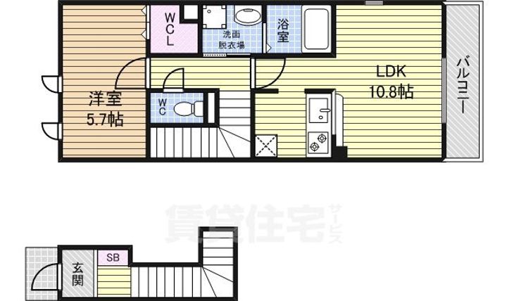マージェの間取り