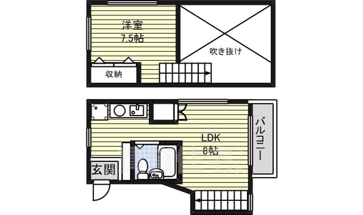 エクセルコート名駅南の間取り
