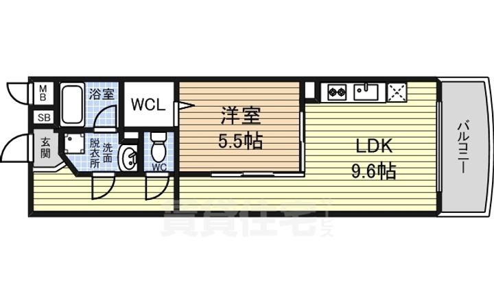 ロイヤルピジョン岩塚の間取り