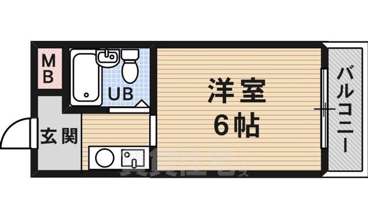 大阪府堺市北区東三国ヶ丘町5丁の賃貸マンションの間取り