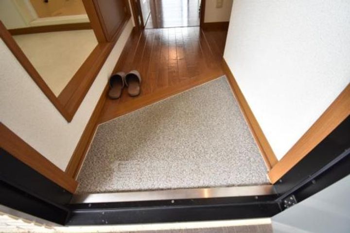 大阪府堺市北区長曽根町の賃貸アパートの玄関
