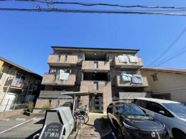 大阪府堺市北区北花田町3丁の賃貸アパートの外観