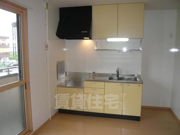 大阪府堺市北区北花田町3丁の賃貸アパートのキッチン