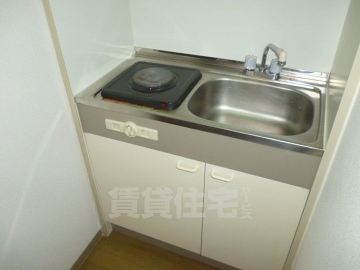 大阪府堺市北区百舌鳥赤畑町4丁の賃貸アパートのキッチン