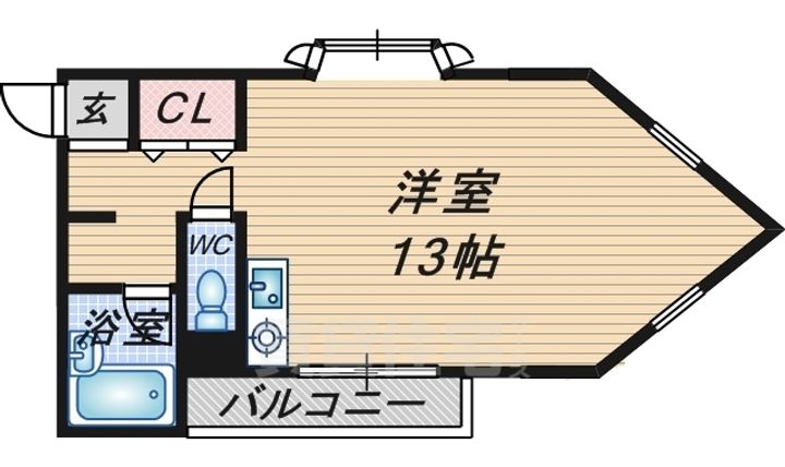 サニーハイツ日興の間取り