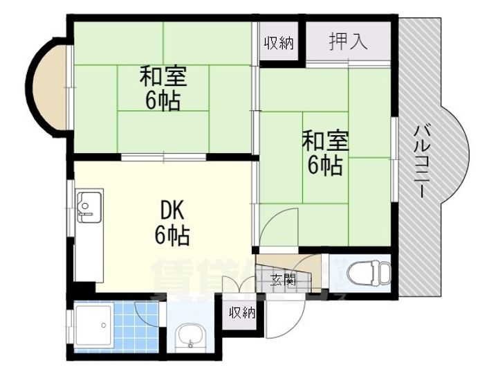 出口マンションの間取り
