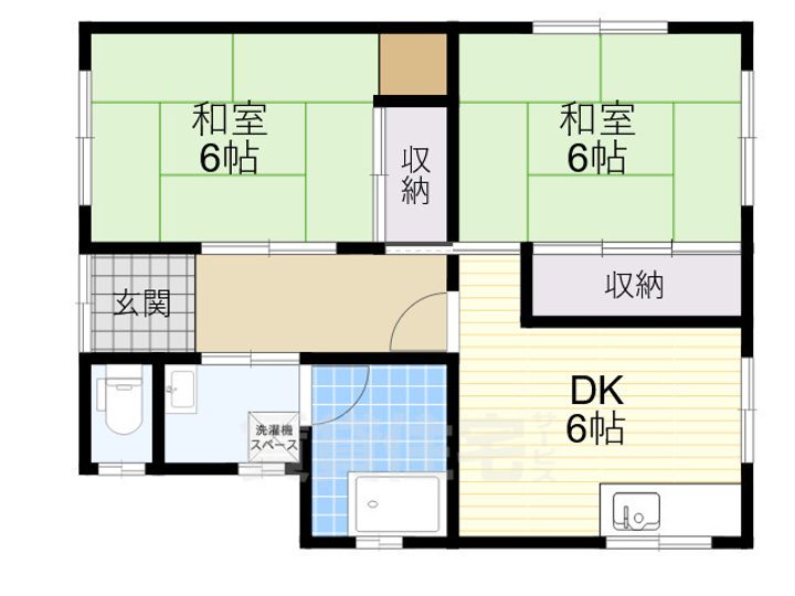 大阪府茨木市東太田3丁目(一戸建)の賃貸物件の間取り