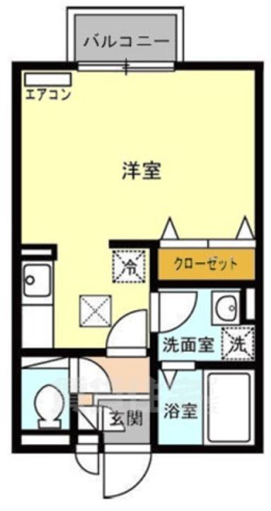 大阪府摂津市正雀3丁目の賃貸アパートの間取り