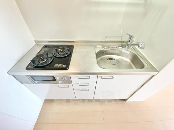 大阪府摂津市正雀3丁目の賃貸アパートのキッチン