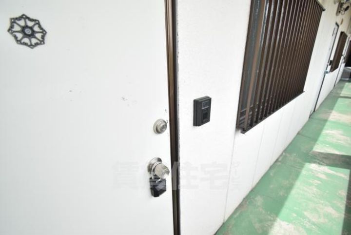 大阪府茨木市沢良宜浜1丁目の賃貸マンションの玄関