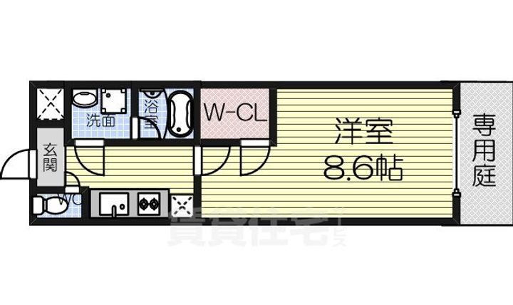大阪府堺市西区鳳西町2丁の賃貸アパートの間取り