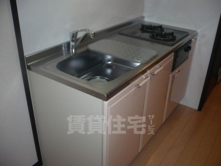 大阪府堺市西区鳳西町2丁の賃貸アパートのキッチン