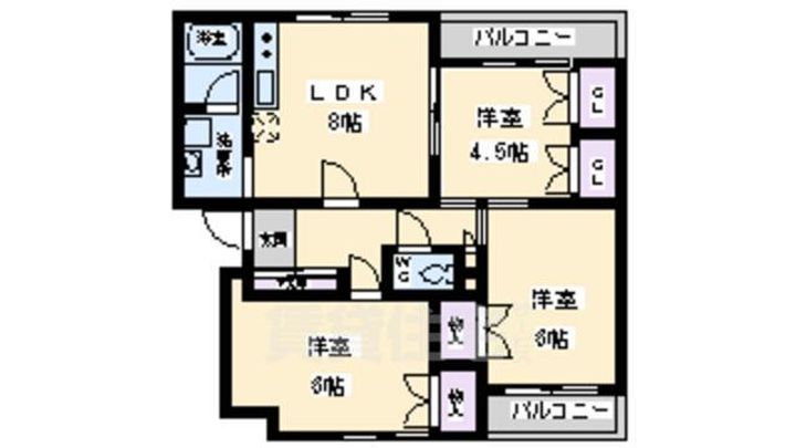 ダノイ高石の間取り