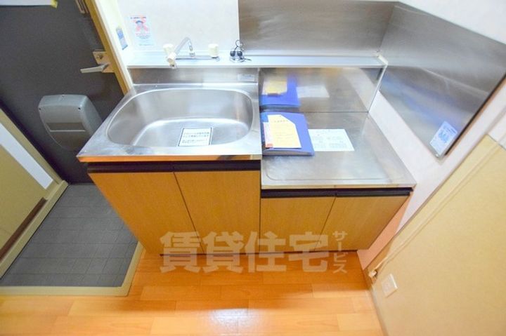 メゾンクレールS B棟のキッチン