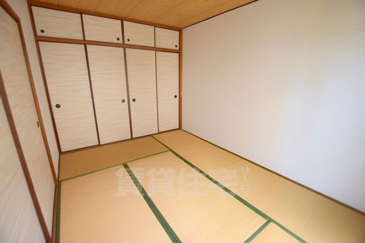 福田コーポの寝室