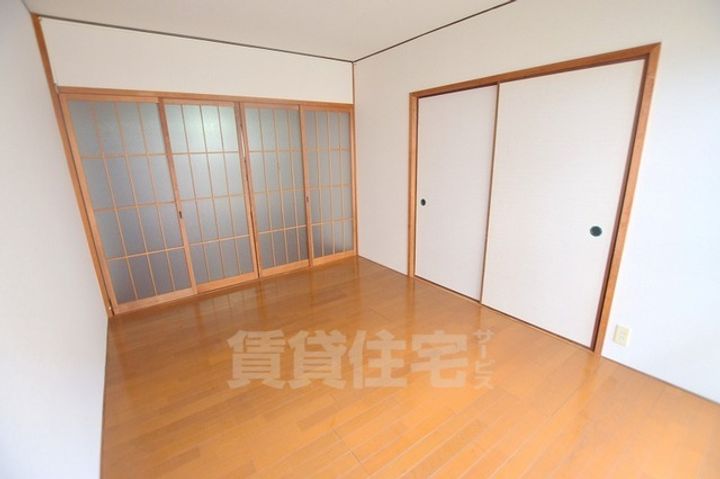 福田コーポの寝室