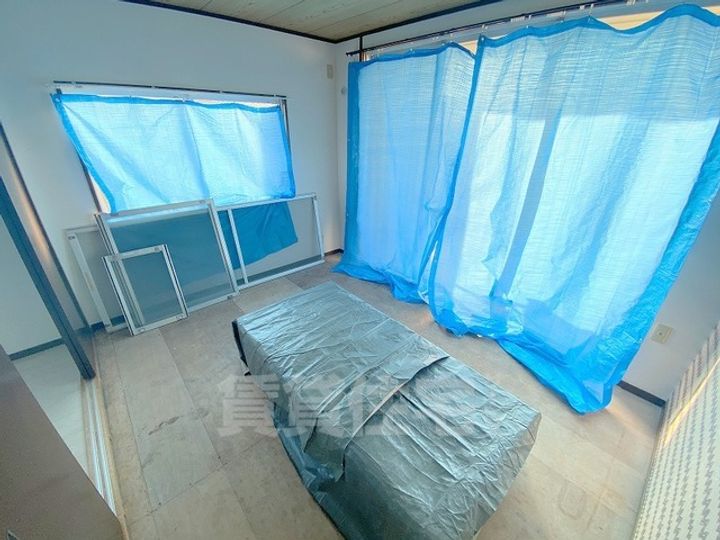 山下マンションの居間