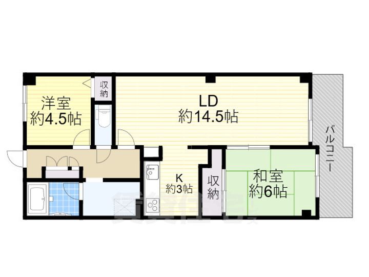 リブレ待兼山の間取り