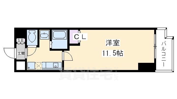 アネックス西洞院の間取り
