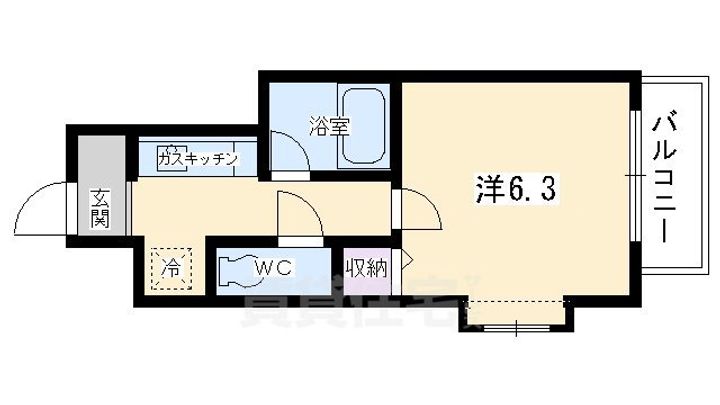 ベラジオ四条堀川の間取り