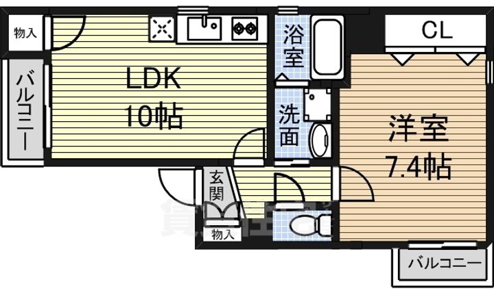 アビタシオン葵の間取り