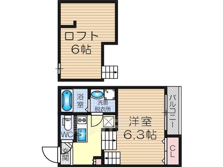 ブランジーノ塚本の間取り