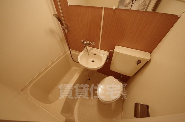 大阪府東大阪市末広町の賃貸マンションの風呂