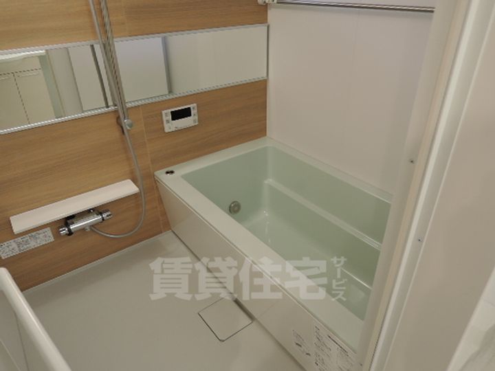 大阪府堺市堺区南三国ヶ丘町4丁の賃貸アパートの風呂