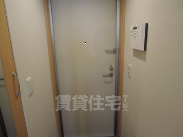 大阪府堺市堺区南三国ヶ丘町4丁の賃貸アパートの玄関