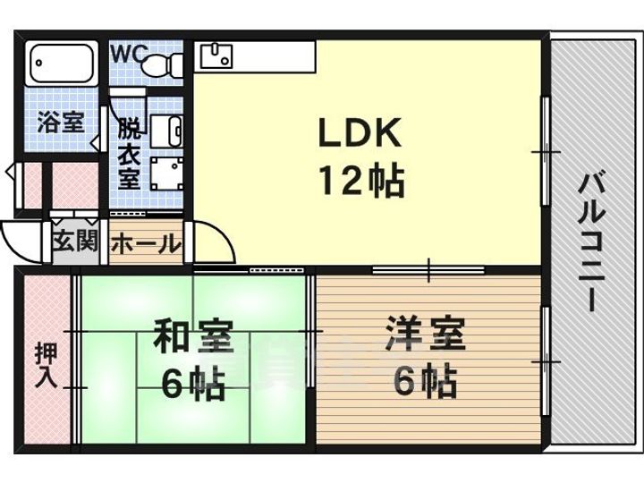 エルメホールアビタシオンの間取り