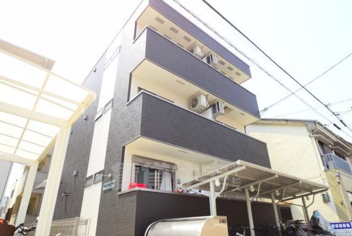 大阪府大阪市住吉区沢之町2丁目の賃貸アパートの外観