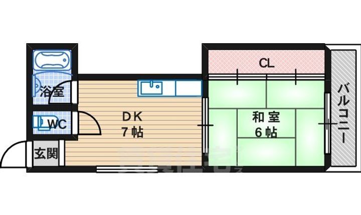 コーポラスサニーの間取り